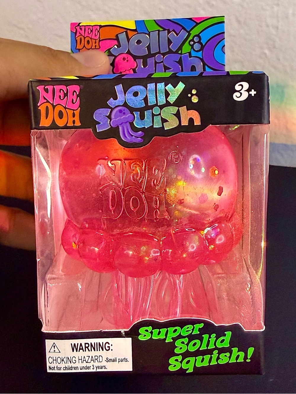 Needoh Jellysquish  - Glitter PINK